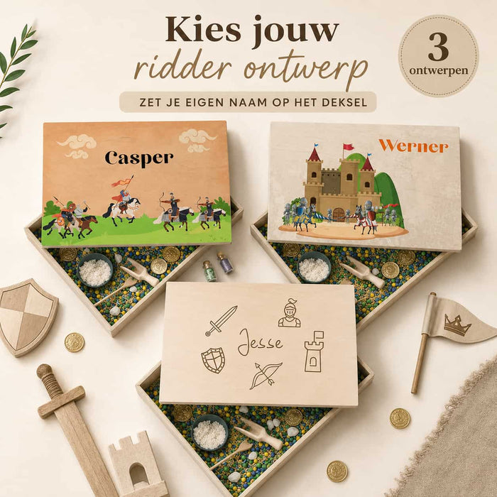 Ridders en kastelen speelgoed op thema met kastelen, ridders en draken