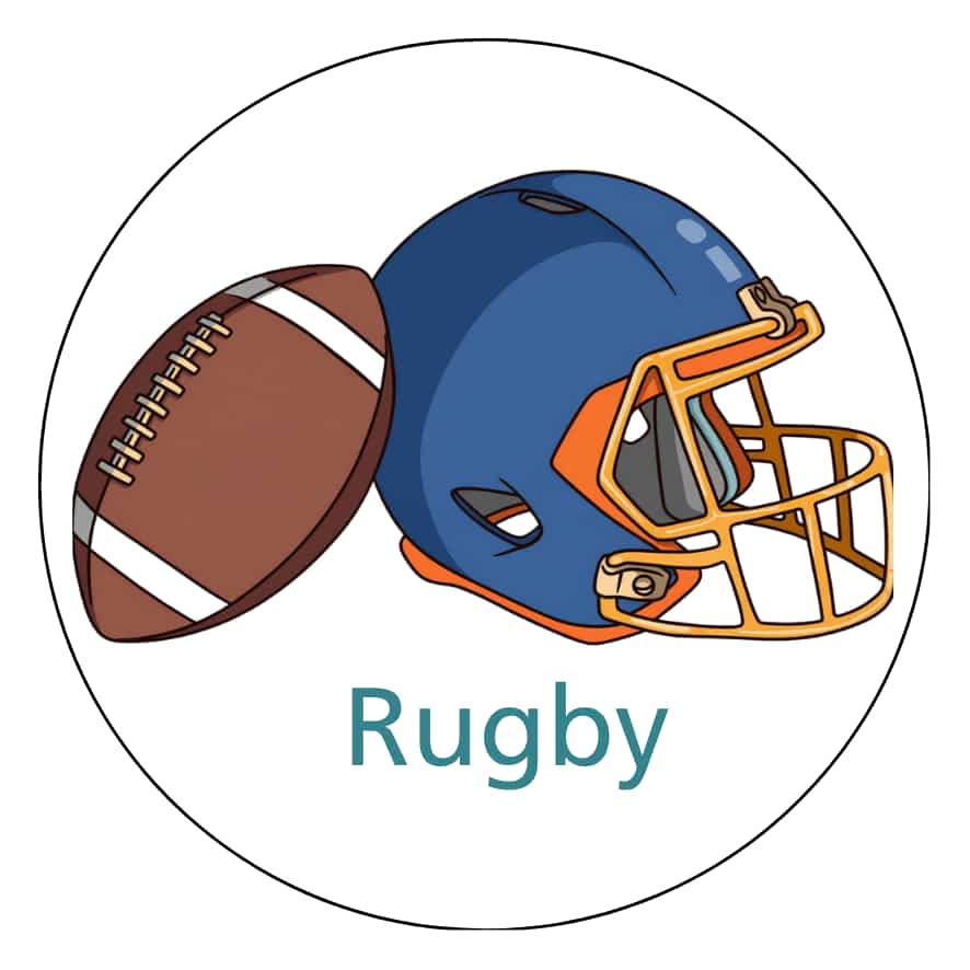 Magnetisch pictogram Rugby