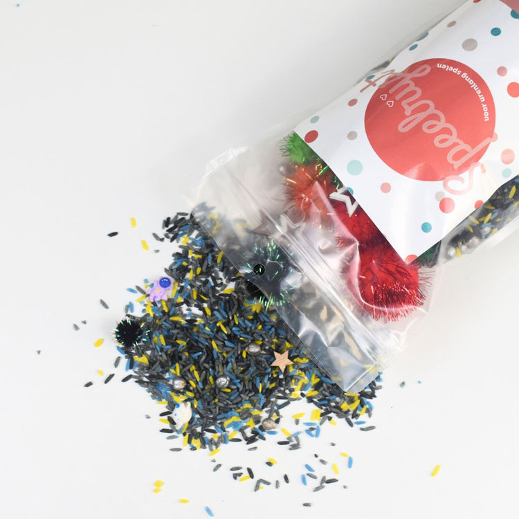 Houten Speelbak + 1 kg ruimte Mix SET Korting