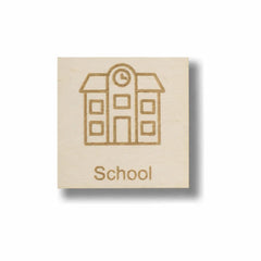 School BSO opvang pictogrammen