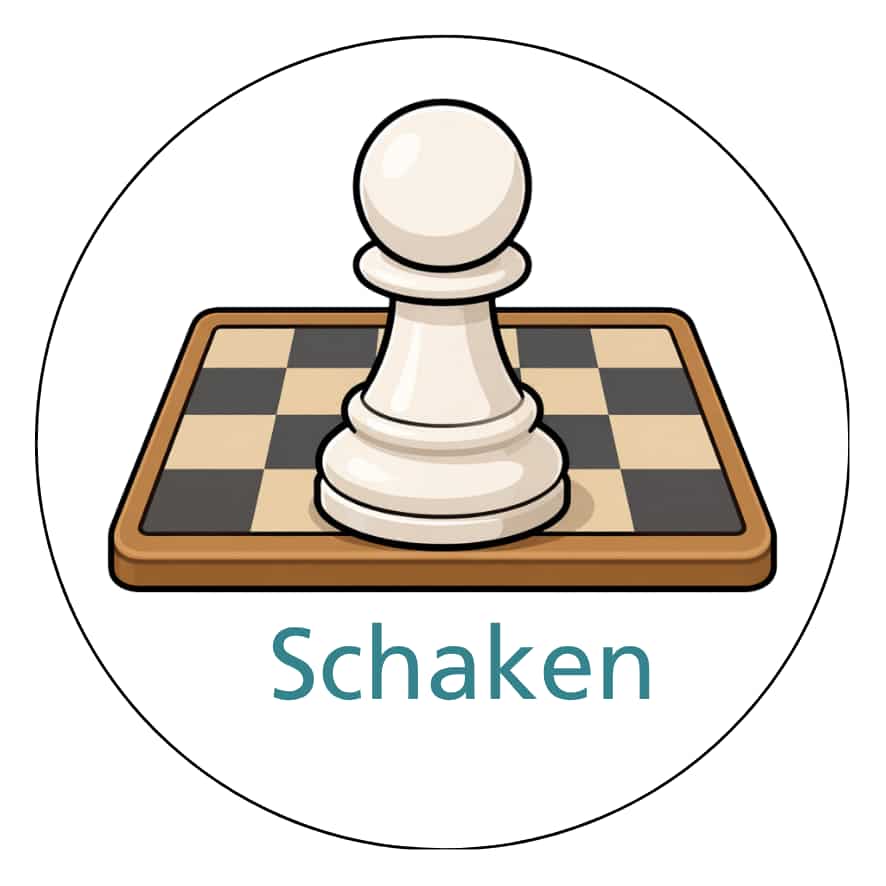 Magnetisch pictogram Schaken