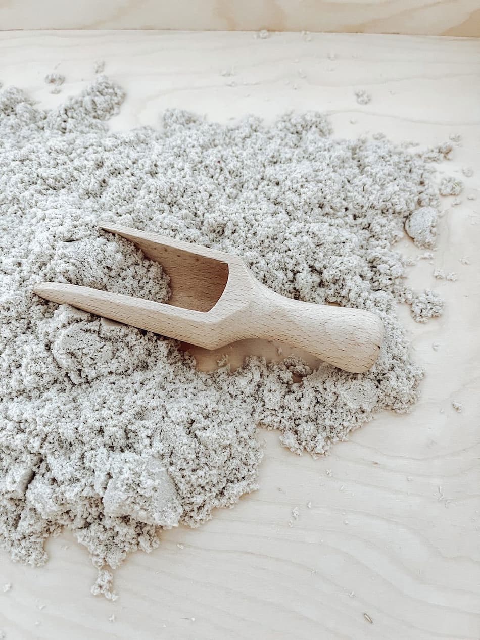 Groot houten schepje