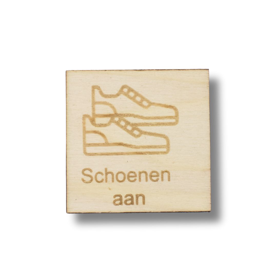 Pictogram Schoenen aan