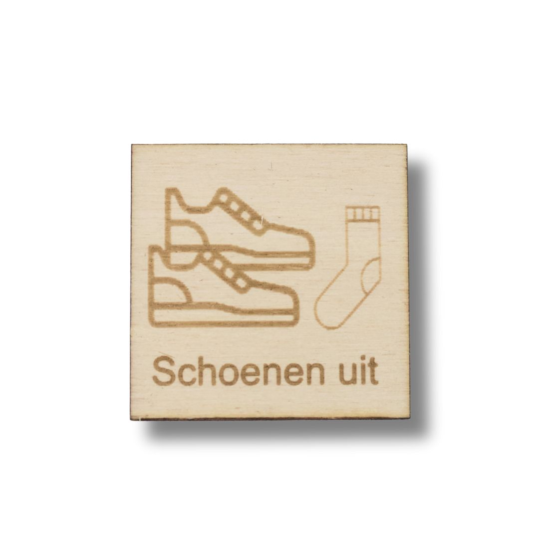 Pictogram Schoenen uit
