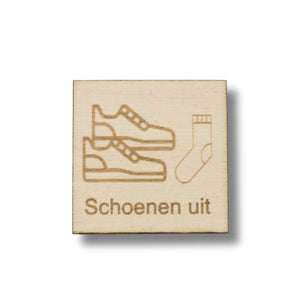 Pictogram Schoenen uit