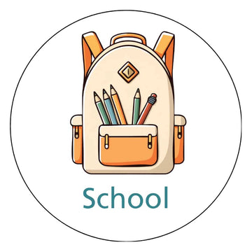 Magnetisch pictogram School uit de basisset