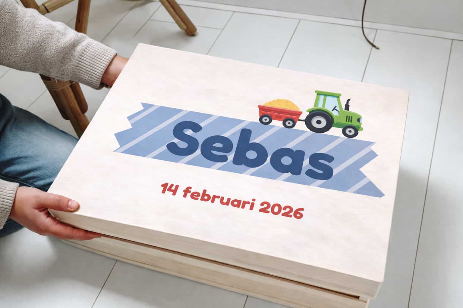 Bewaarbox middel Sebas