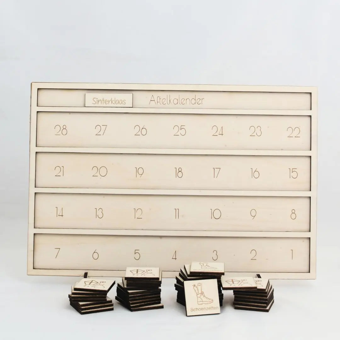 Sinterklaas Aftelkalender – Tel samen af naar pakjesavond