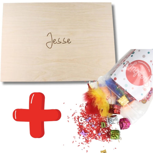 Houten Speelbak + 1 kg Sinterklaas Mix SETKorting