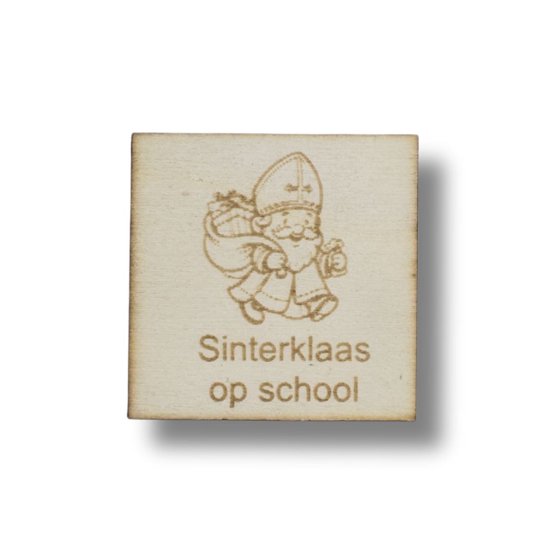 Pictogram Sinterklaas op school