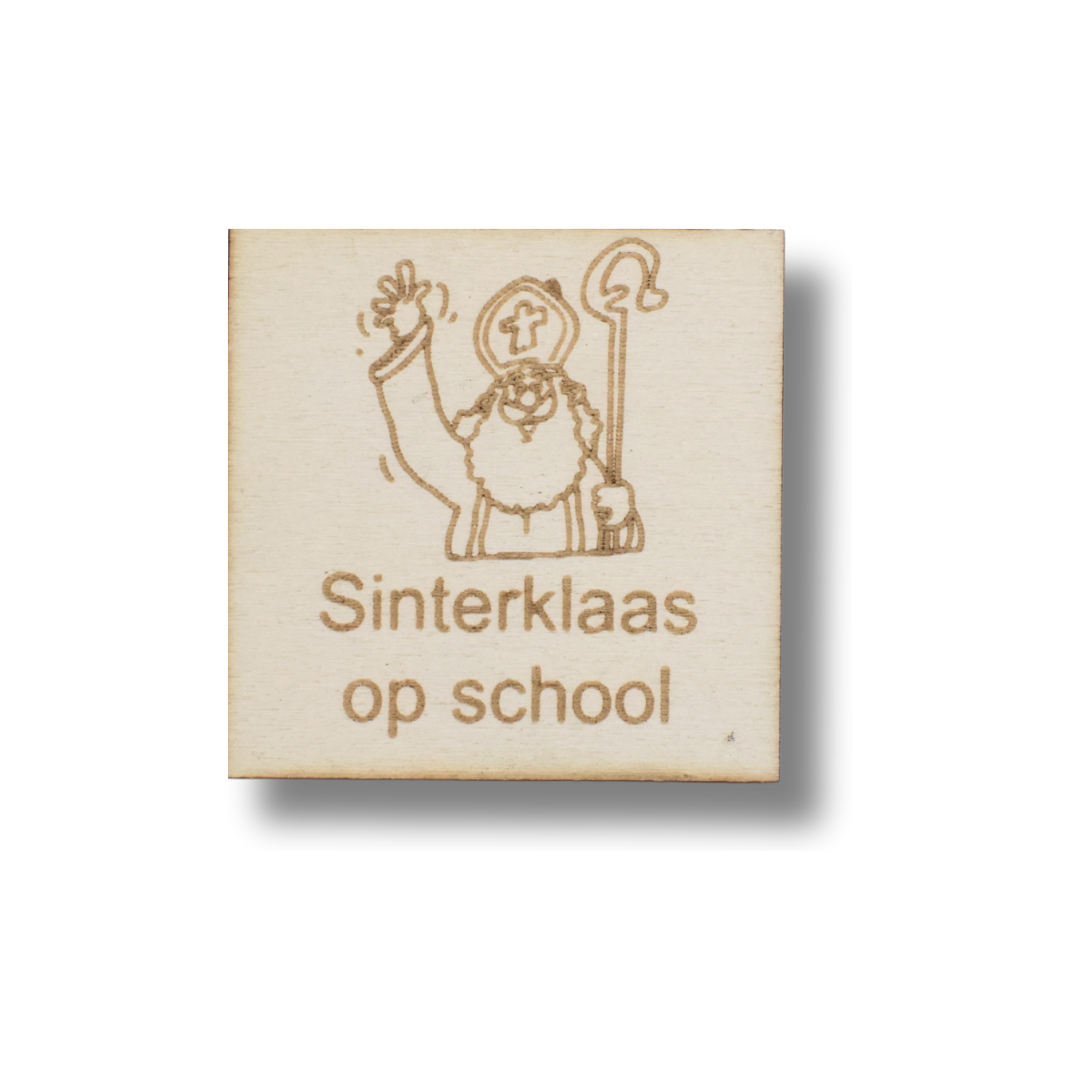 Pictogram Sinterklaas op school