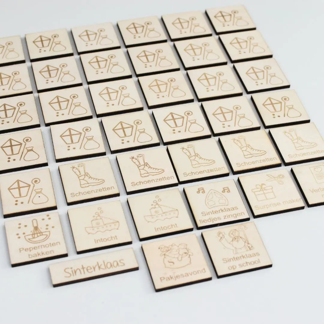 Sinterklaas Aftelkalender – Tel samen af naar pakjesavond