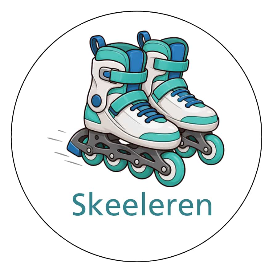 Magnetisch pictogram Skeeleren