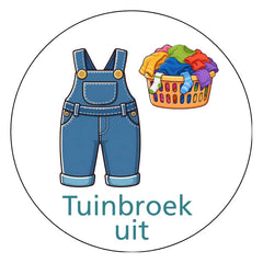 Tuinbroek uit