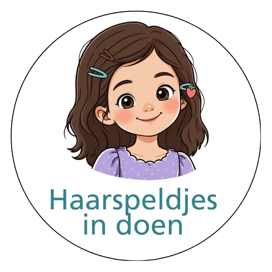 Magnetisch pictogram Haarspeldjes indoen