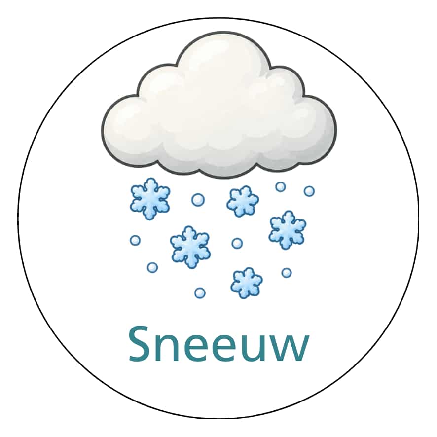 Magnetisch pictogram Sneeuw