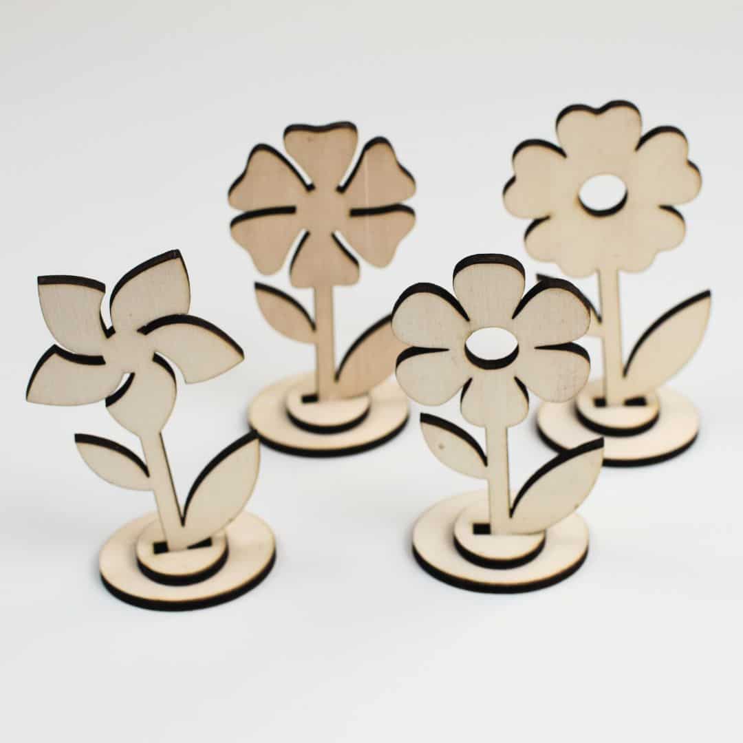 Speelfiguren bloemen