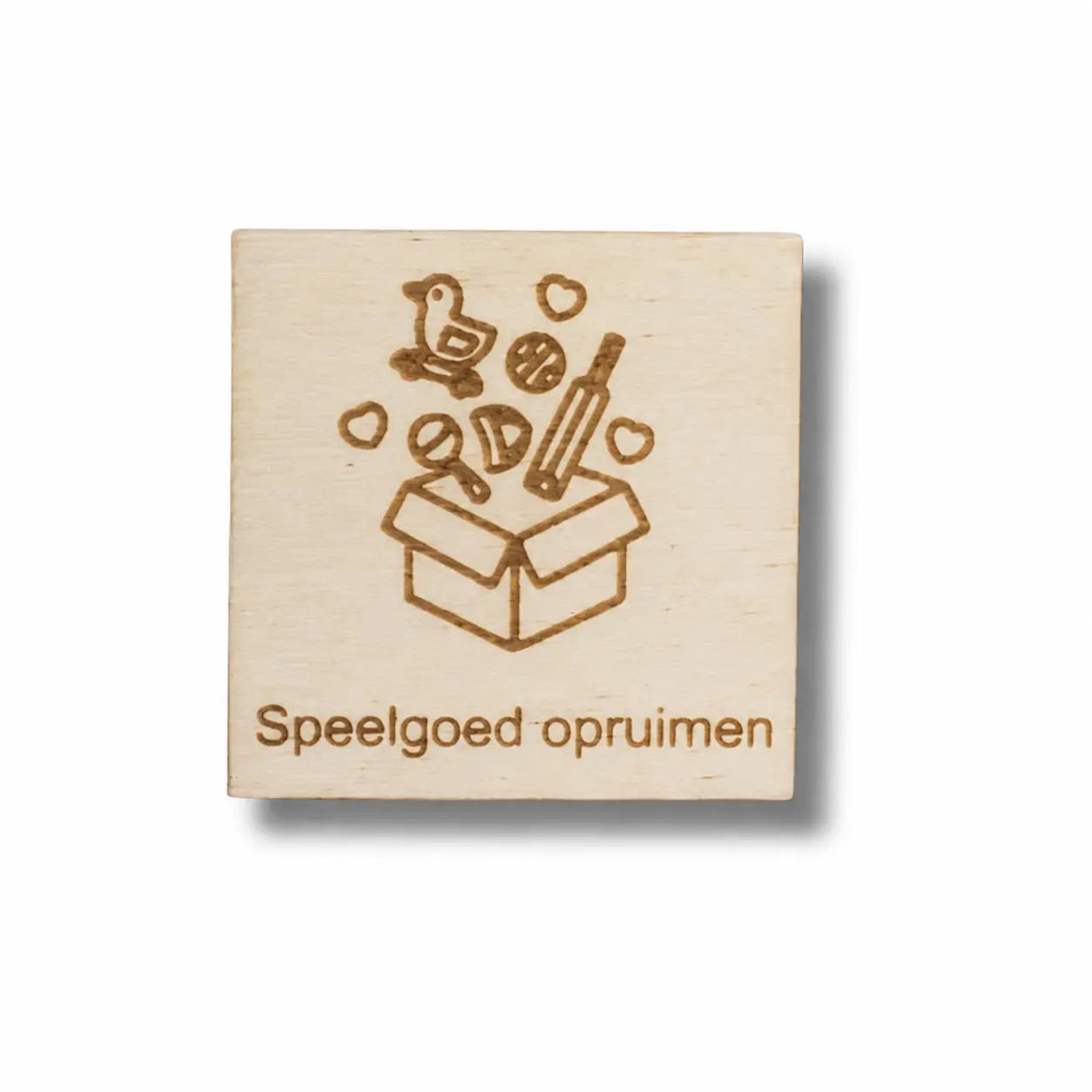 Pictogram speelgoed opruimen