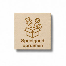 Pictogram speelgoed opruimen