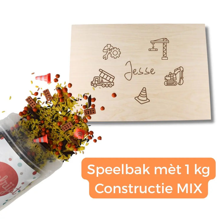 Constructie speelbak setkorting