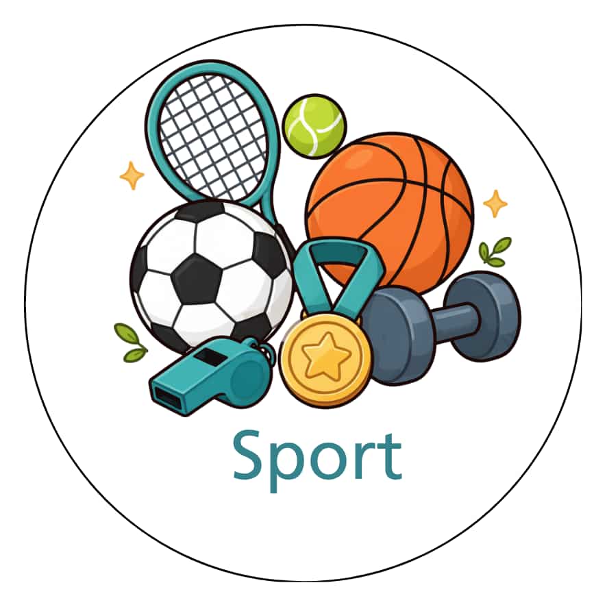Magnetisch pictogram Sport