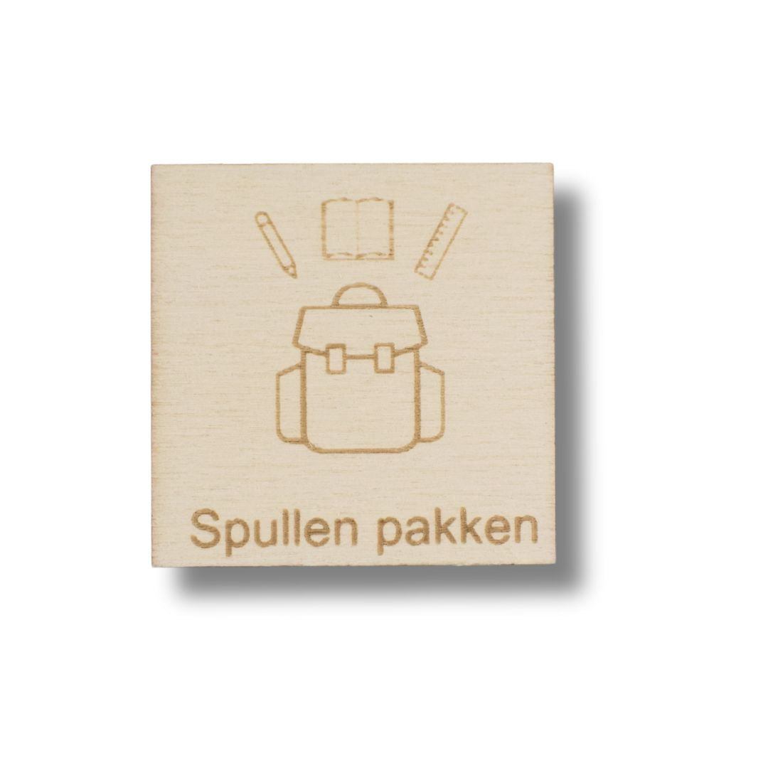 Pictogram Spullen pakken