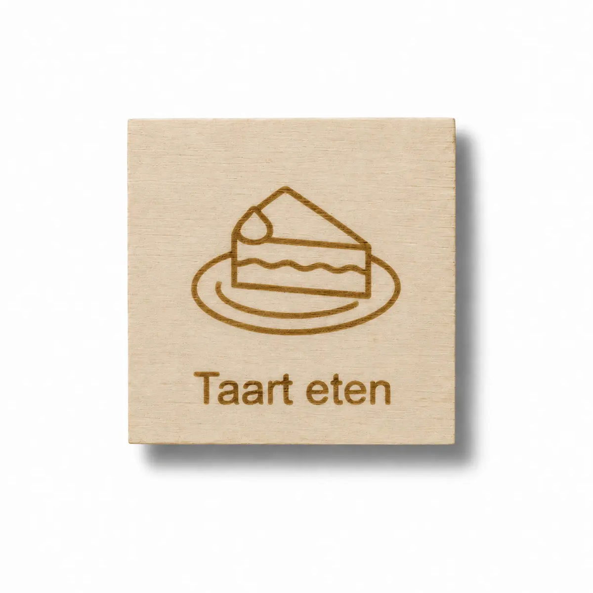 Pictogram Taart eten