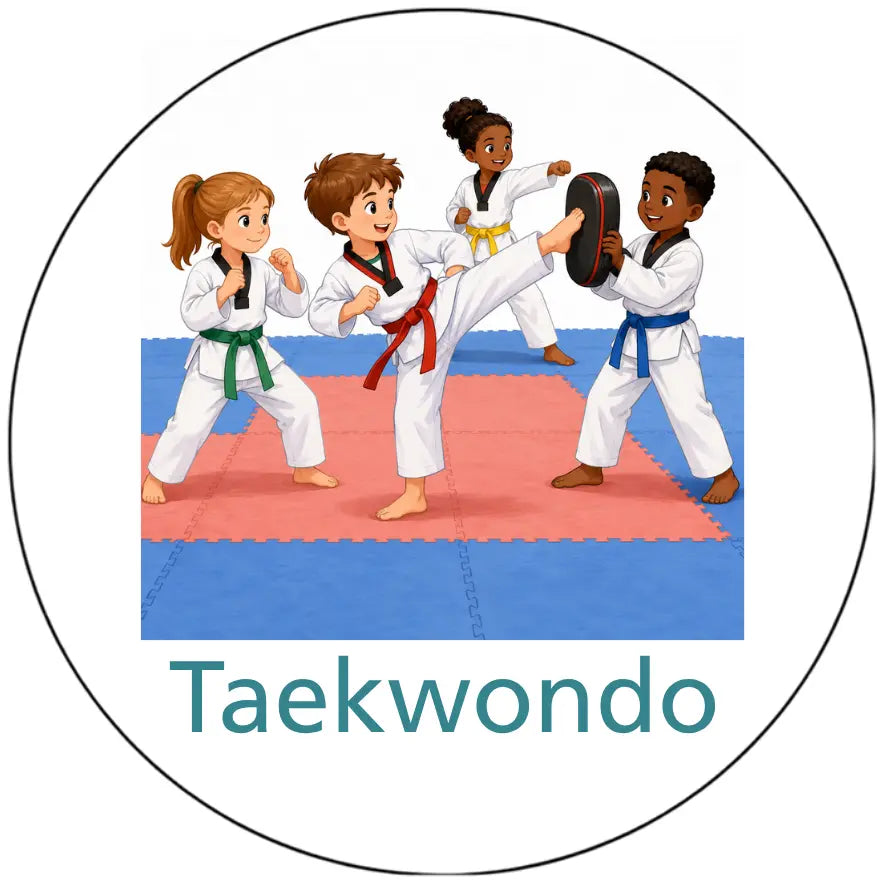 Magnetisch pictogram Taekwondo