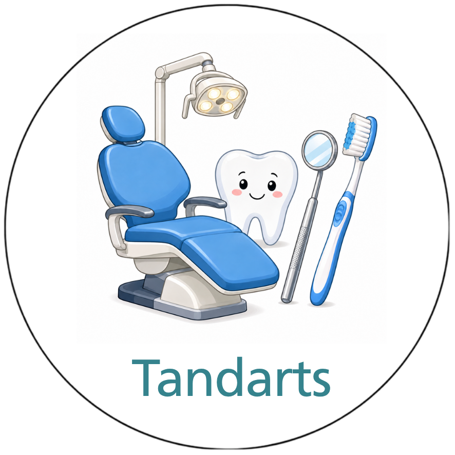 Magnetisch pictogram Tandarts