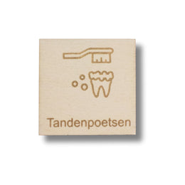 Pictogram tandenpoetsen – structuur in de dagelijkse routine