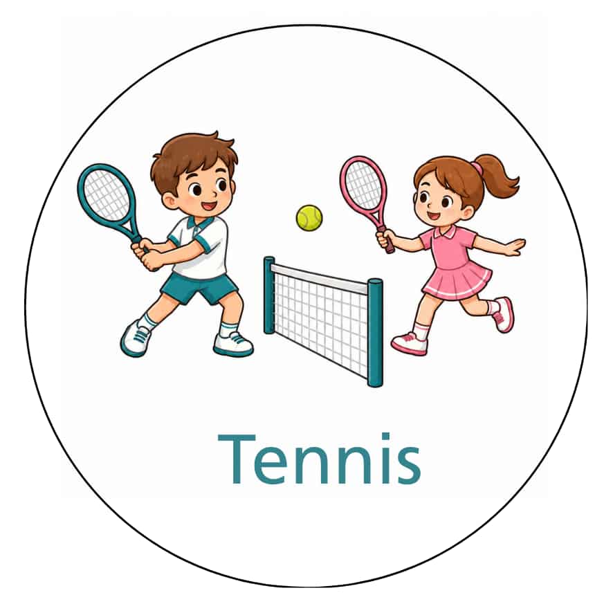 Magnetisch pictogram Tennis