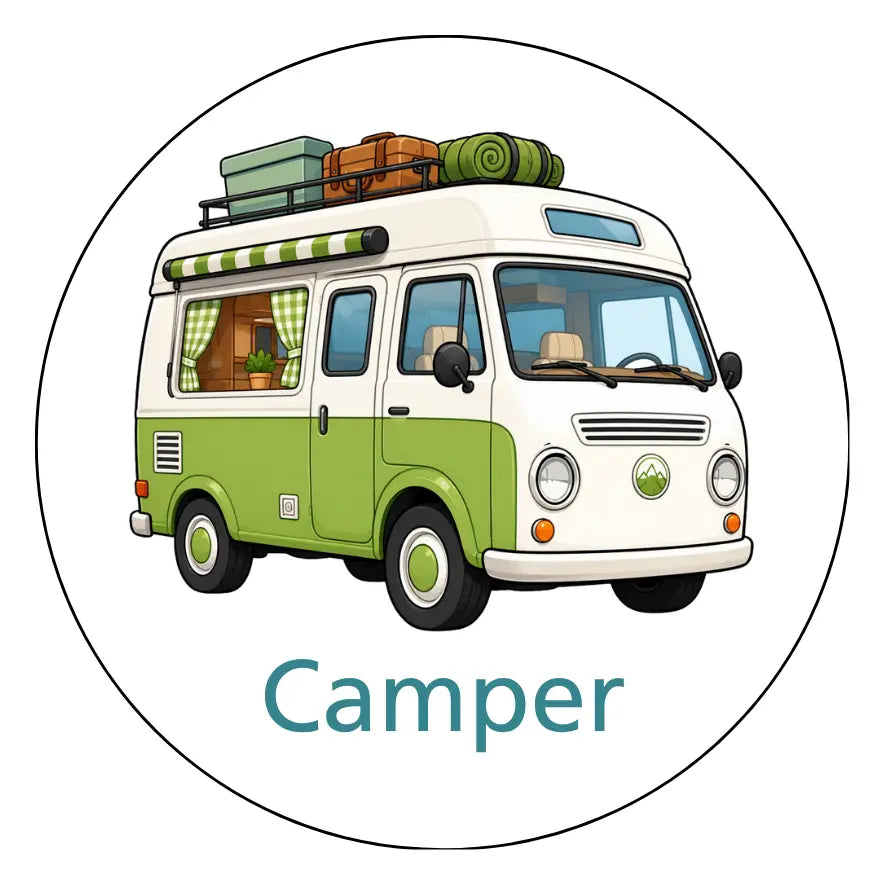 Magnetisch pictogram Camper