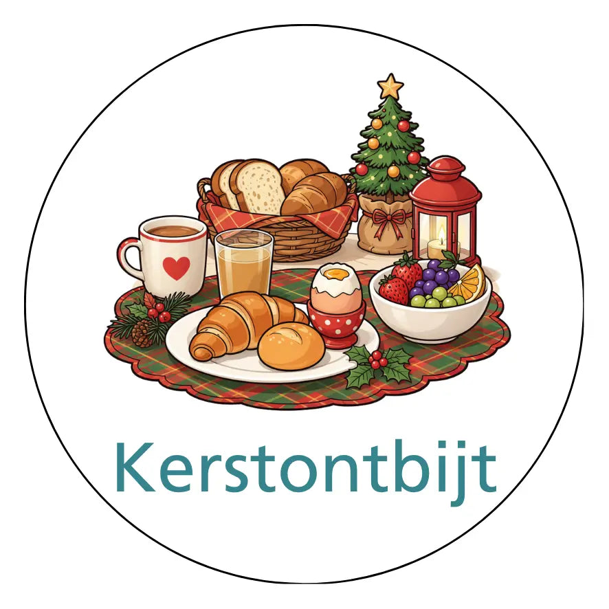 Magnetisch pictogram Kerstontbijt