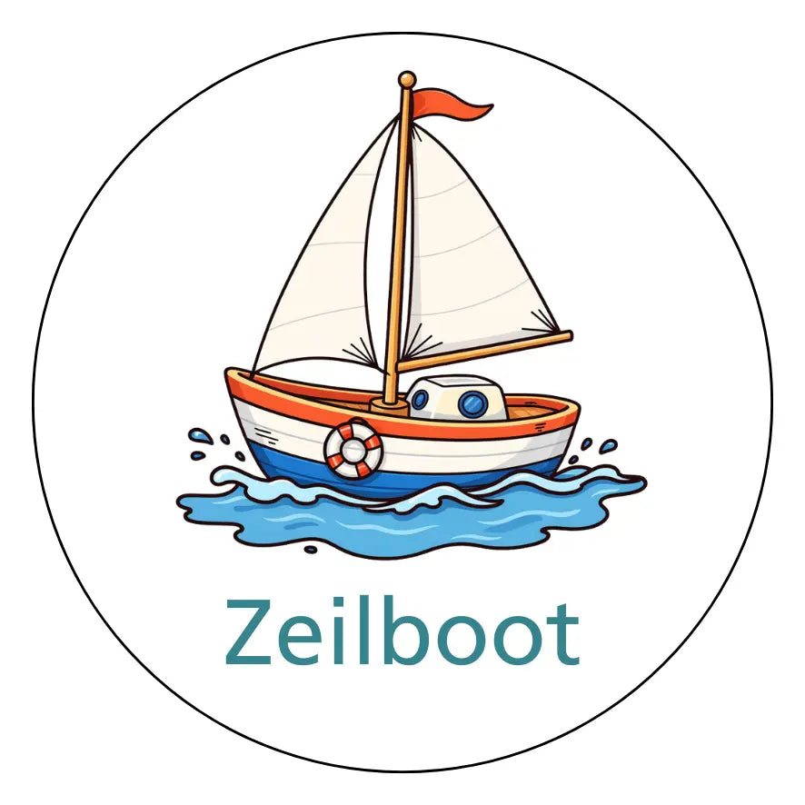Magnetisch pictogram Zeilboot