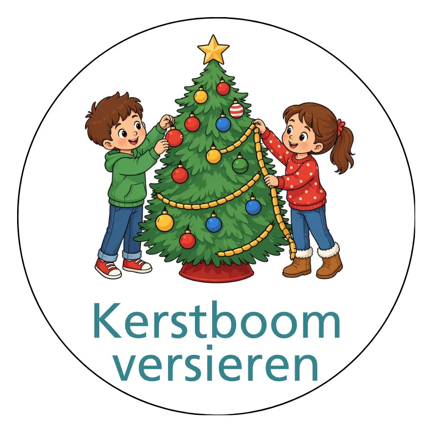 Magnetisch pictogram Kerstboom versieren