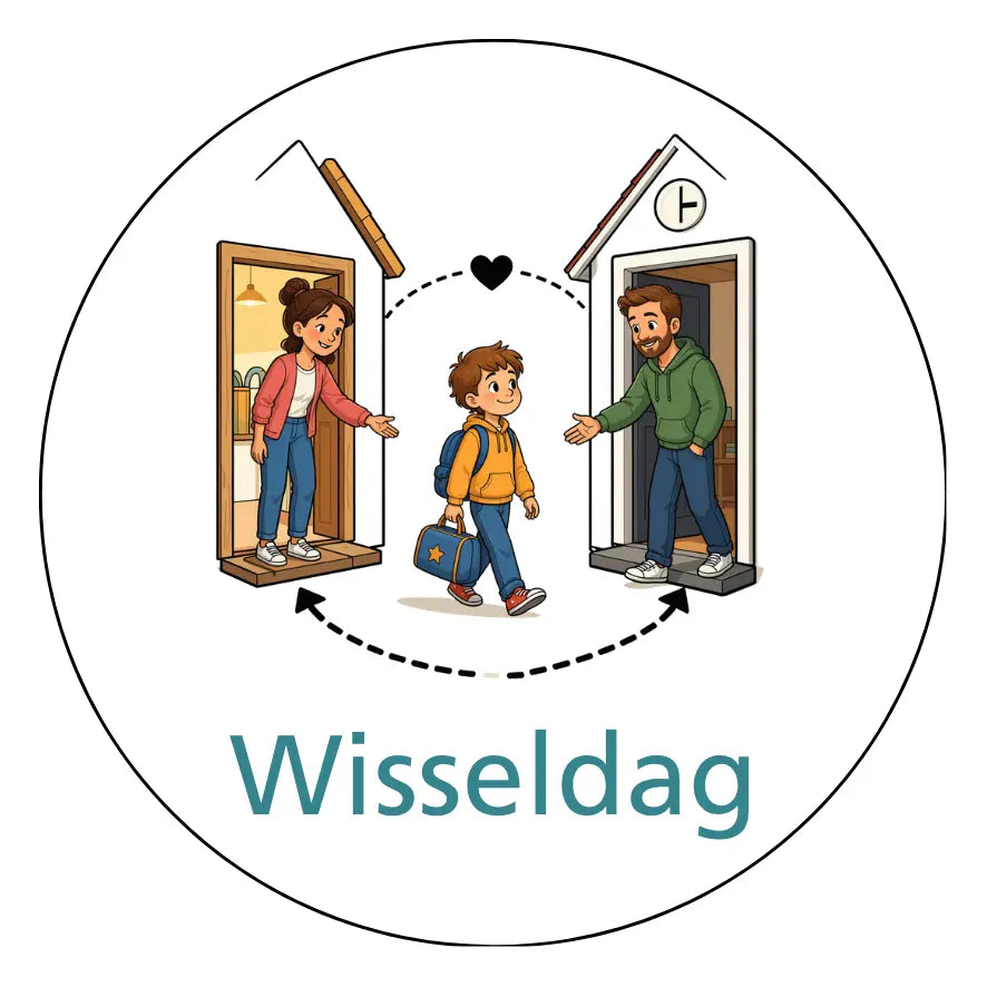 Magnetisch pictogram Wisseldag