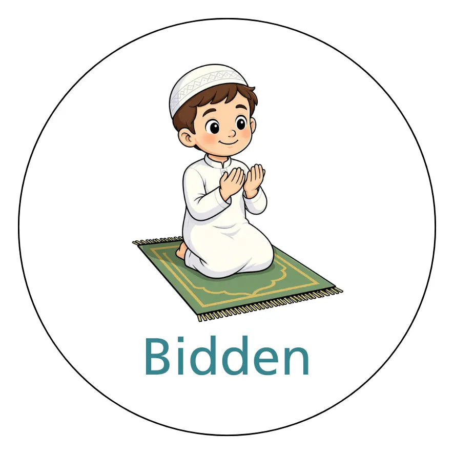 Magnetisch pictogram Bidden