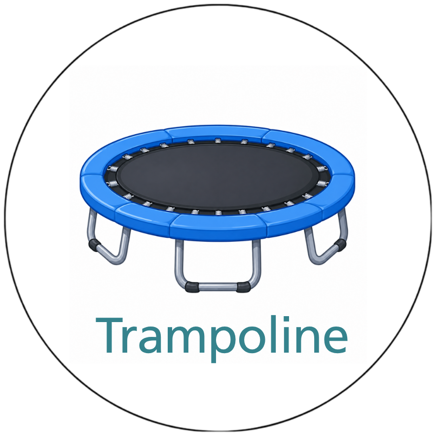 Magnetisch pictogram Trampoline