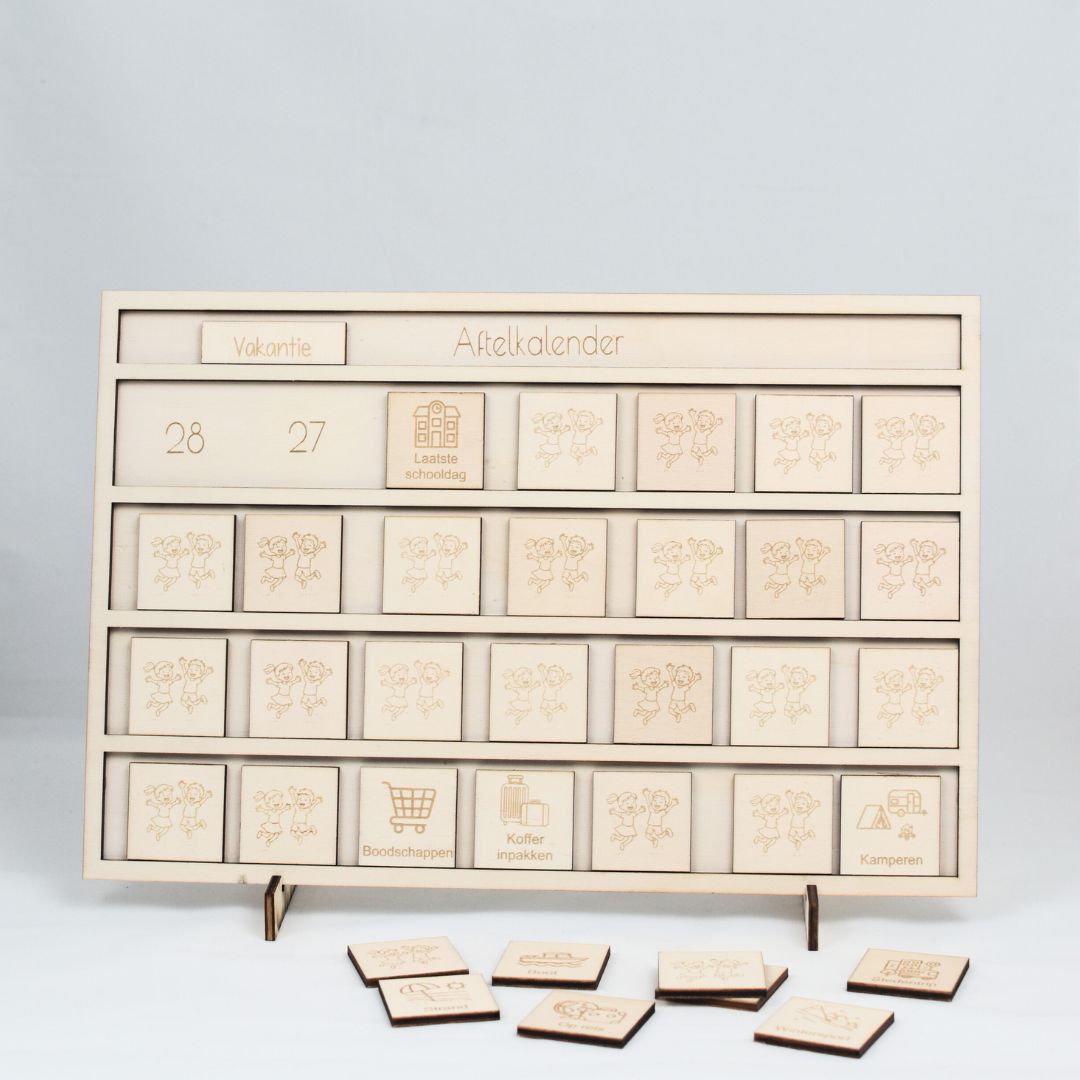 Vakantie Aftelkalender