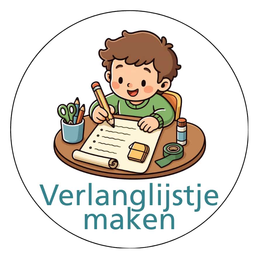 Magnetisch pictogram Verlanglijstje maken