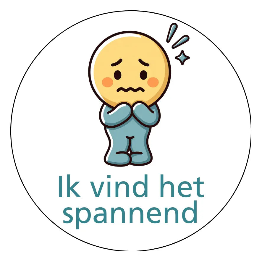 Magnetische pictogram Angst - spanning - paniek