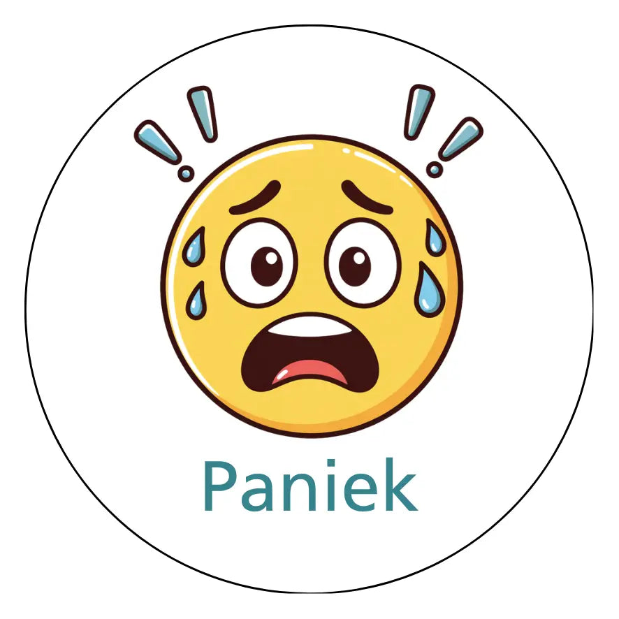Magnetische pictogram Angst - spanning - paniek