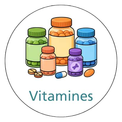 Magnetisch pictogram Vitamines