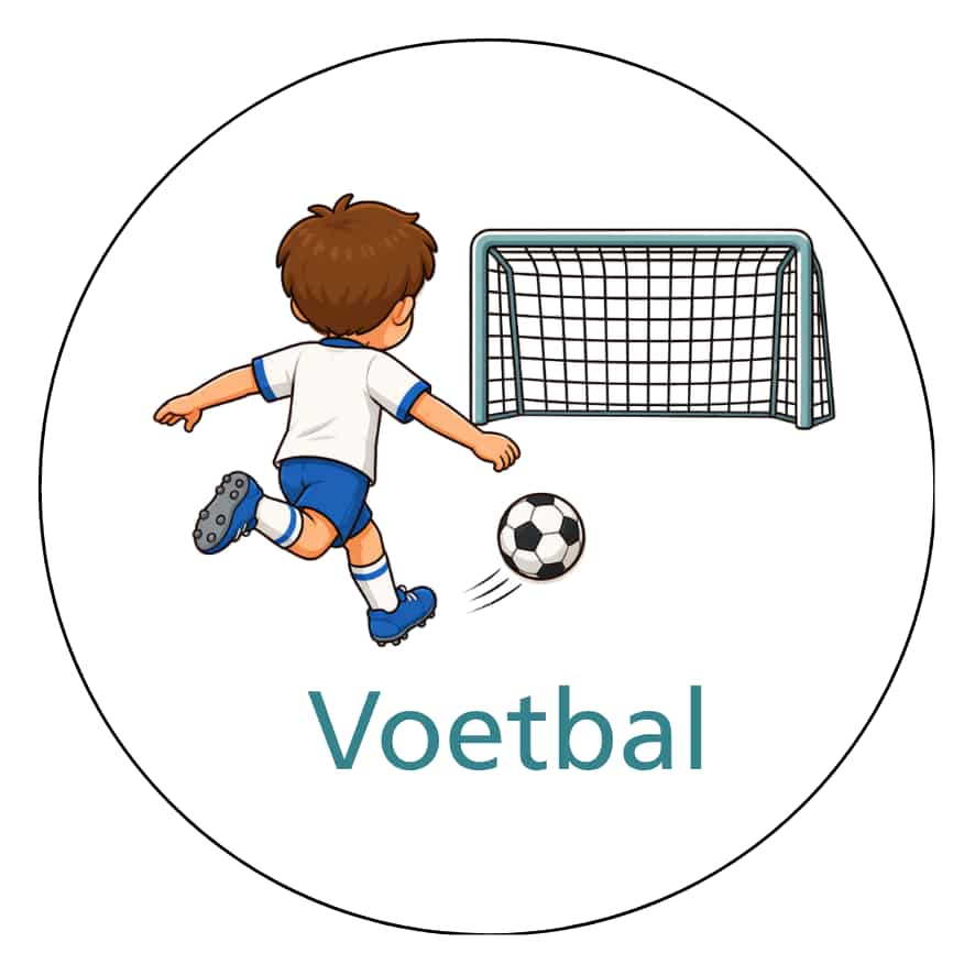 Magnetisch pictogram Voetbal