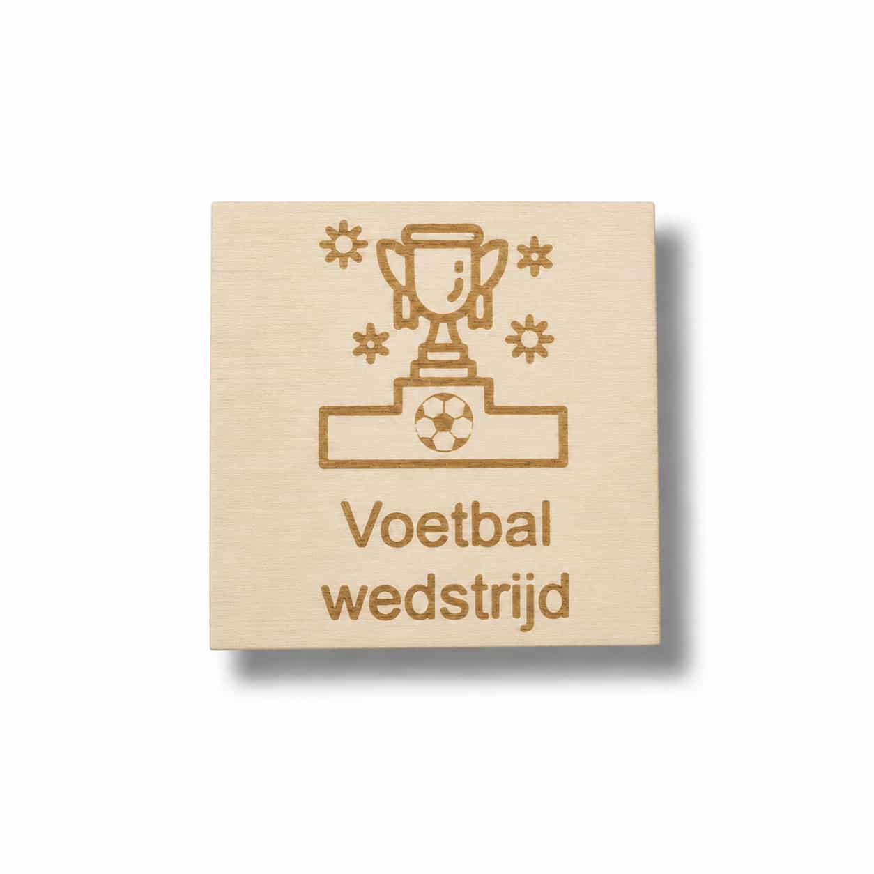 Pictogram voetbalwedstrijd voor weekplanner en dagplanner