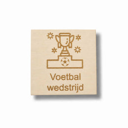 Pictogram voetbalwedstrijd voor weekplanner en dagplanner