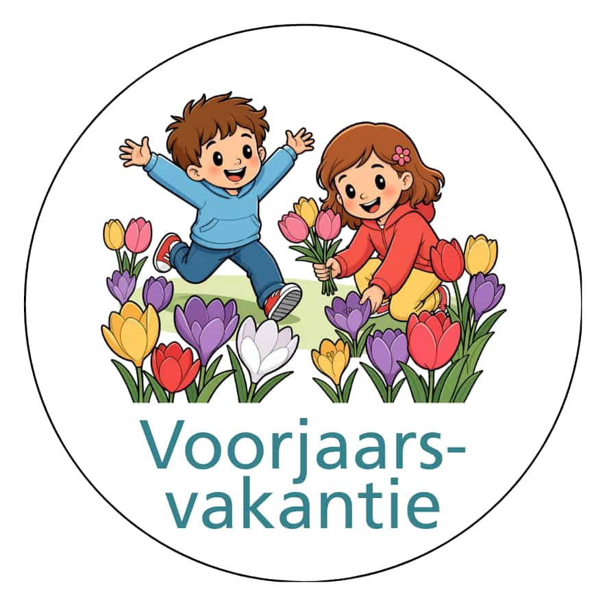 Magnetisch pictogram Voorjaarsvakantie