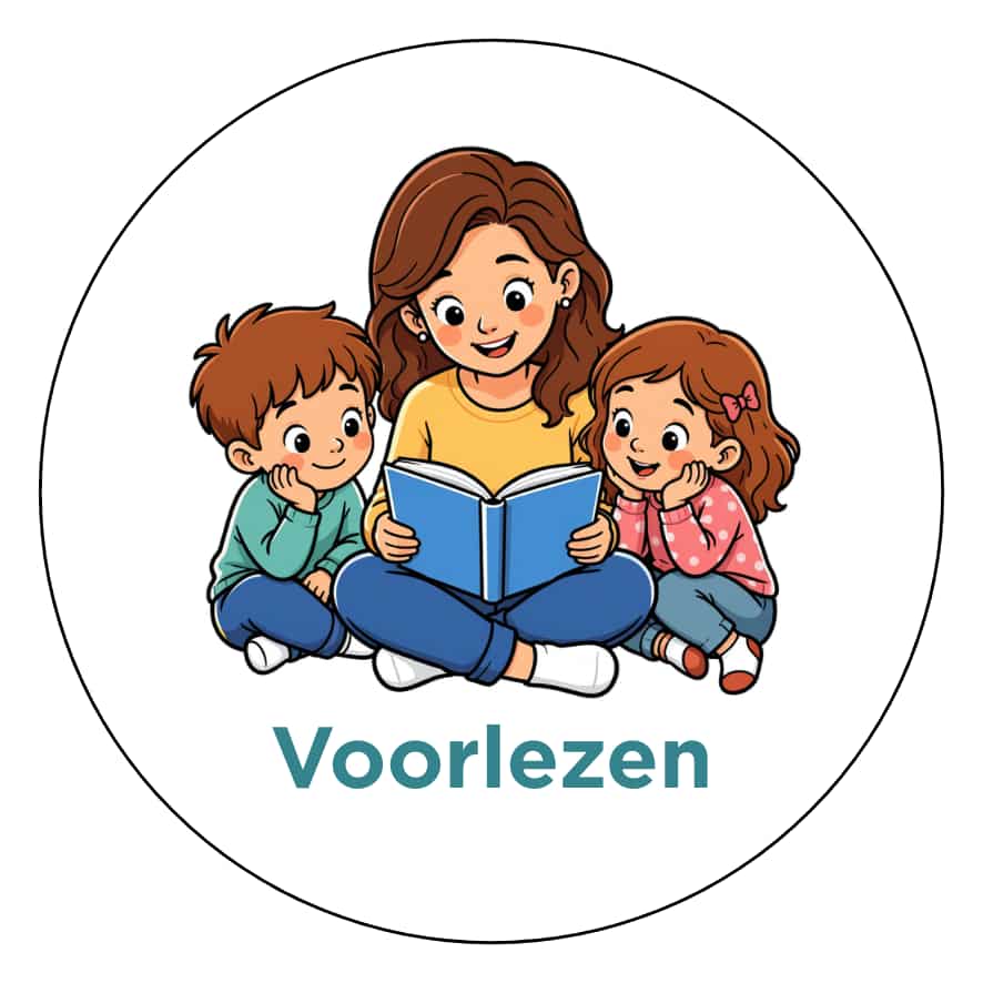 Magnetisch pictogram Voorlezen