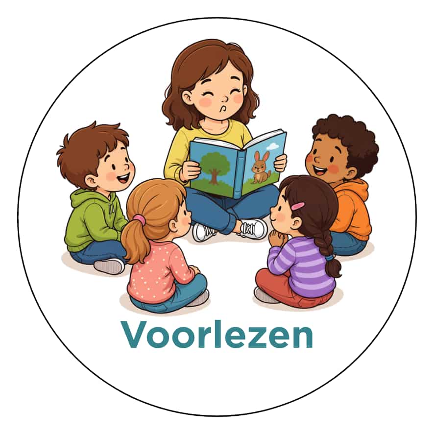 Magnetisch pictogram Voorlezen