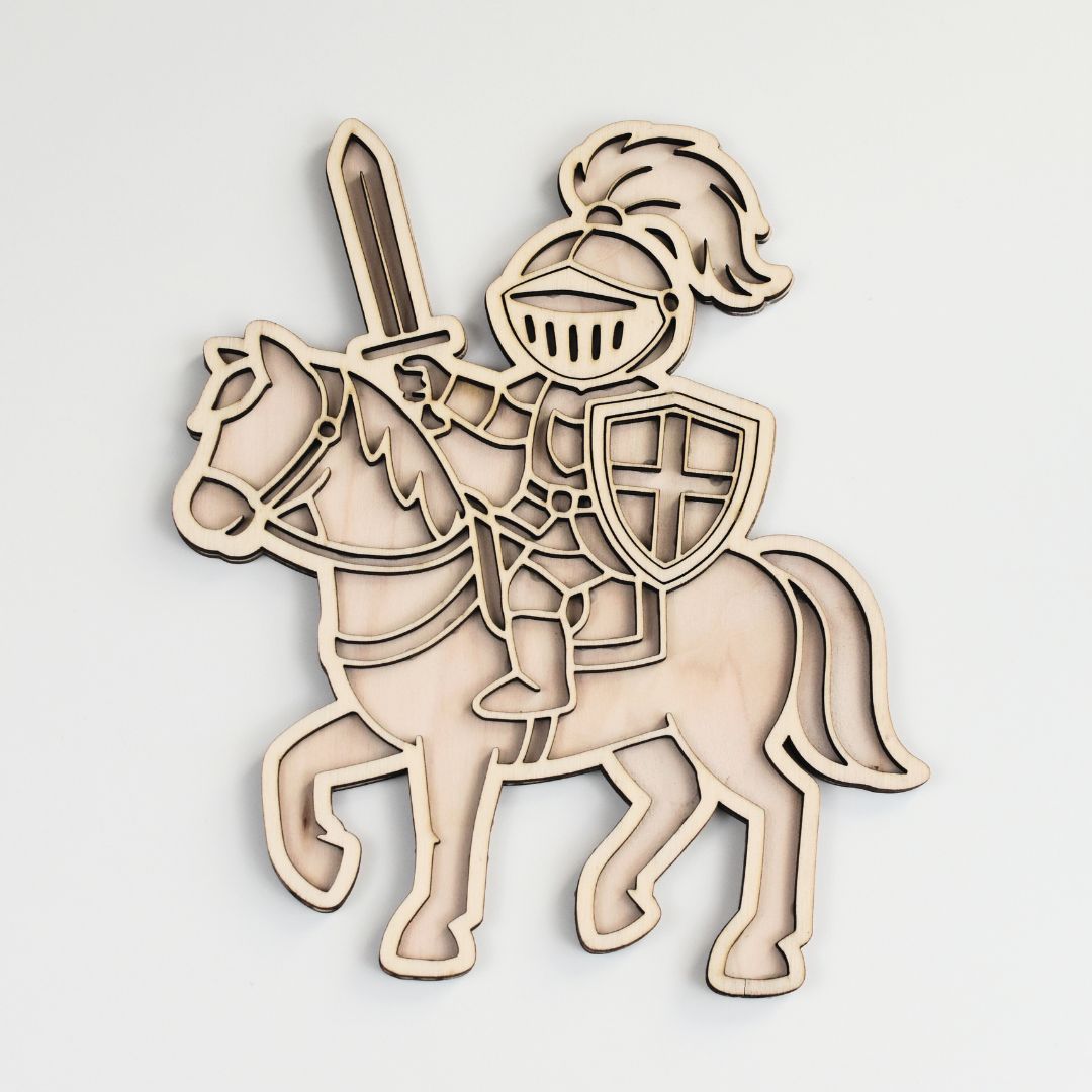 Vulvorm Ridder op paard